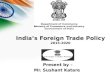india's foreign trade policy