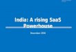 India: A rising SaaS Powerhouse