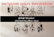 Inclusion spurs innovation - Think like a designer