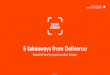 5 Product Design takeaways from Deliveroo
