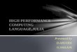 High performance computing language,julia