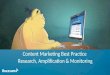 Best content marketing practices on BuzzSumo data by Steve Ryason (BuzzSumo)