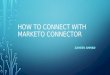How to connect with Marketo connector