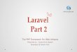 Laravel - Website Development in Php Framework Part 2