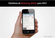 Estatísticas de Marketing Mobile para 2013