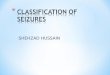 Classification of seizures