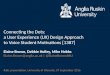 #altc presentation (September 2016): A User Experience (UX) Design Approach to Voice Student Motivations