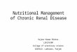 Dietary management of renal disease