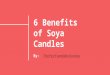 6 benefits of soya candles