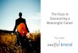 The keys to discovering a meaningful career – by soulful brand