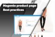 Magento product page. Best practices