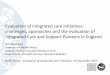 Evaluation of IC initiatives - challenges, approaches and evaluation of Englands Pioneers