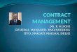 Contract Management in Civil Engineering Works