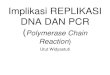 Implikasi REPLIKASI DNA DAN PCR (Polymerase Chain Reaction)