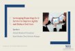 Webinar- Leveraging Reporting-As-A-Service to Improve Agility and Reduce Unit Cost