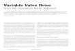 Variable Valve Drive – From the Concept to Series Approval