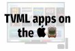 TVML apps on the Apple TV