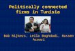 Politically connected firms in Tunisia