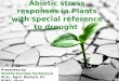 Abiotic stress responses in plants with special reference to drought