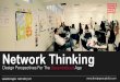 Network thinking: Design Perspectives For The Decentralized Age