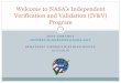 Welcome to NASA's Independent Verification and Validation (IV&V 