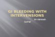 Gi bleeding presentation