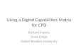 Using a Digital Capabilities Matrix for CPD
