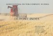 Agricultural sector company  in india- DNUPONT INDIA