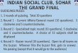 20170106  Indian Social Club - Grand Finale
