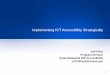 Accessu 2016 presentation "Implementing IT Accessibility Strategically"