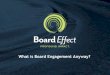 What is Board Engagement Anyway (and how do we get more of it)?