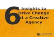 6 Insights to Drive Change at a Creative Agency