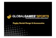 GlobalGamesSports - Rugby Rental Stock - Individual Items