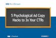 5 Psychological Ad Copy Hacks to 3x CTR