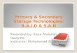 Primary & Secondary Storage Technologies