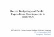 Recent budgeting developments - Lekzang Dorji, Bhutan