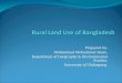 Rural land use of bangladesh