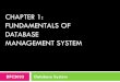 Chapter 1 Fundamentals of Database Management System