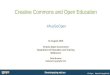 Creative Commons and Open Education