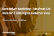 Data-Driven Marketing: Transform B2B Data For A 360-Degree Customer View