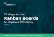 27 Ways to Use Kanban Boards to Improve Efficiency
