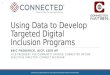 Using Data to Develop Targeted Digital Inclusion Programs
