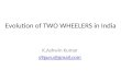 Evolution of two wheelers in india