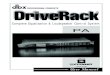 PA DriveRack Manual
