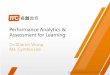“Performance Analytics and Assessment for Learning” - Edu 3.4
