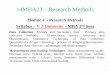 Research methods module 4