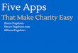 Bruce Fogelson Presents: Five Apps That Make Charity Easy