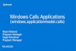 Build 2016 - P542 - Windows Calls Applications
