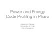 Power and Energy Code Profiling in Pharo
