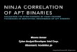 Ninja Correlation of APT Binaries